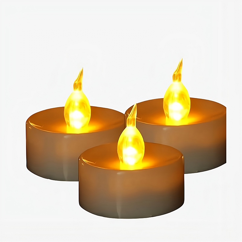 Bougie LED chauffe-plat flamme vacillante