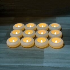 Bougie LED flottante étanche capteur eau