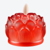 Bougie LED lotus plastique coloré décoratif
