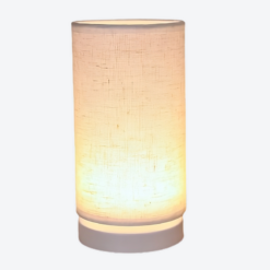 Lampe de table LED cylindrique ABS moderne