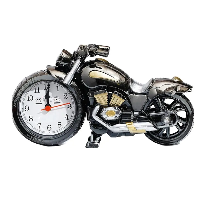 Réveil moto vintage décorative pour enfants