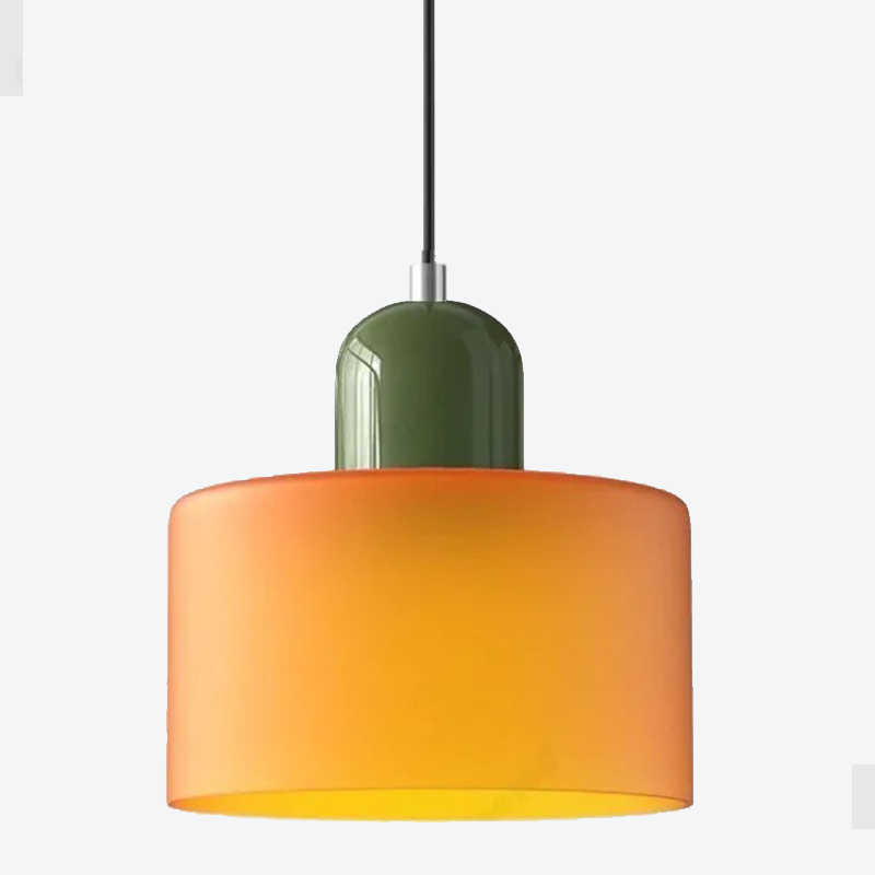 Suspension Métal Bicolore Moderne Design Élégant
