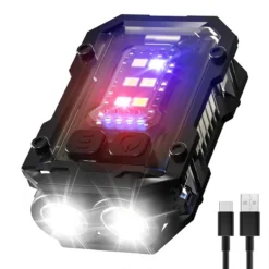 Lampe torche magnétique rechargeable LED multifonctionnelle