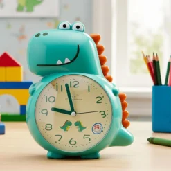 Réveil en forme de dinosaure pour chambre d'enfant