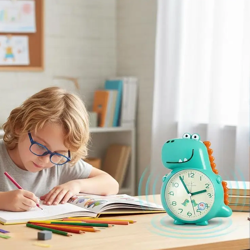 Réveil en forme de dinosaure pour chambre d'enfant
