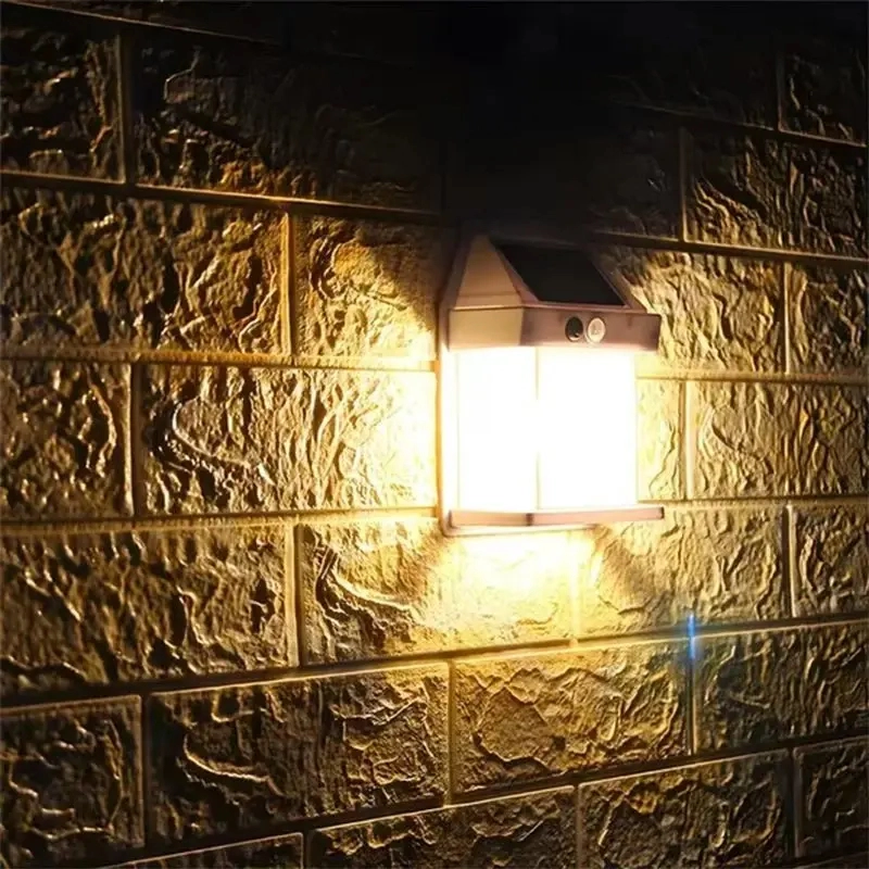 Lampe solaire murale extérieure PIR étanche IP65