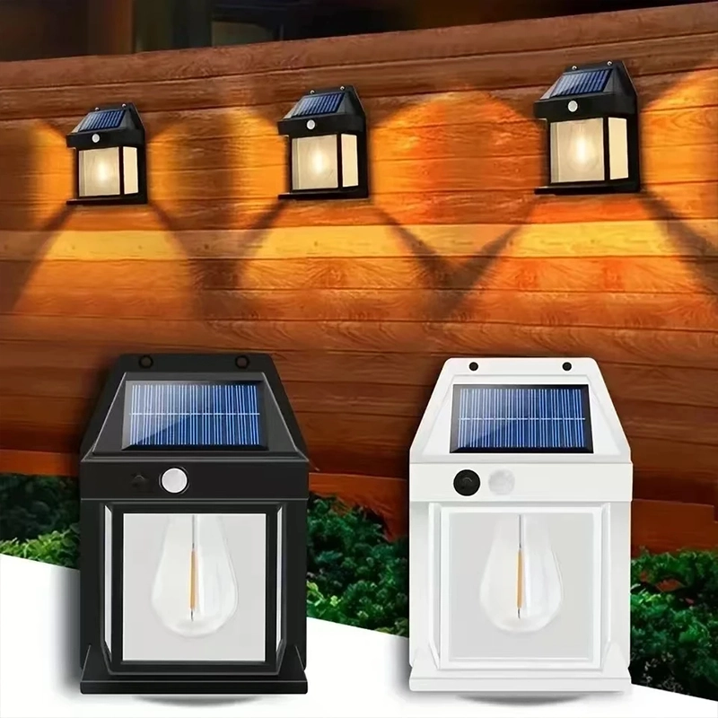 Lampe solaire murale extérieure PIR étanche IP65