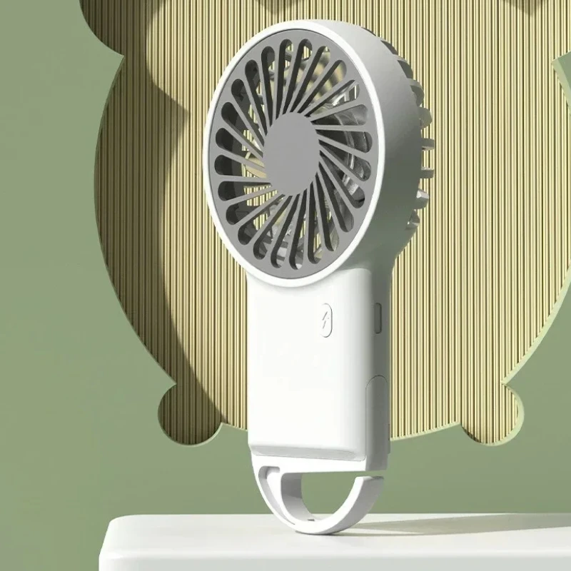 Mini ventilateur pliable rechargeable USB cartoon portable