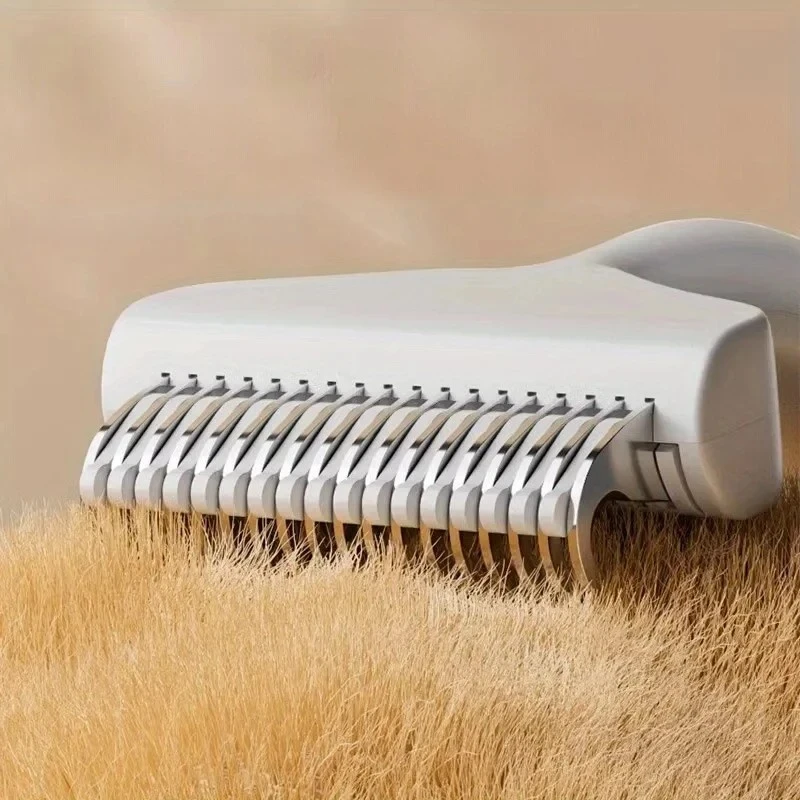 Peigne démêlant chien chat acier bouton éjection